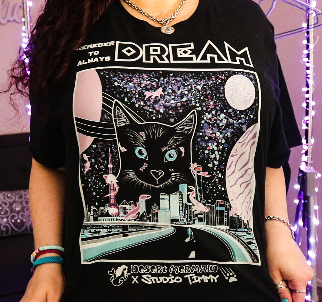 "Remember to Always Dream" Black Heather Unisex t-shirt