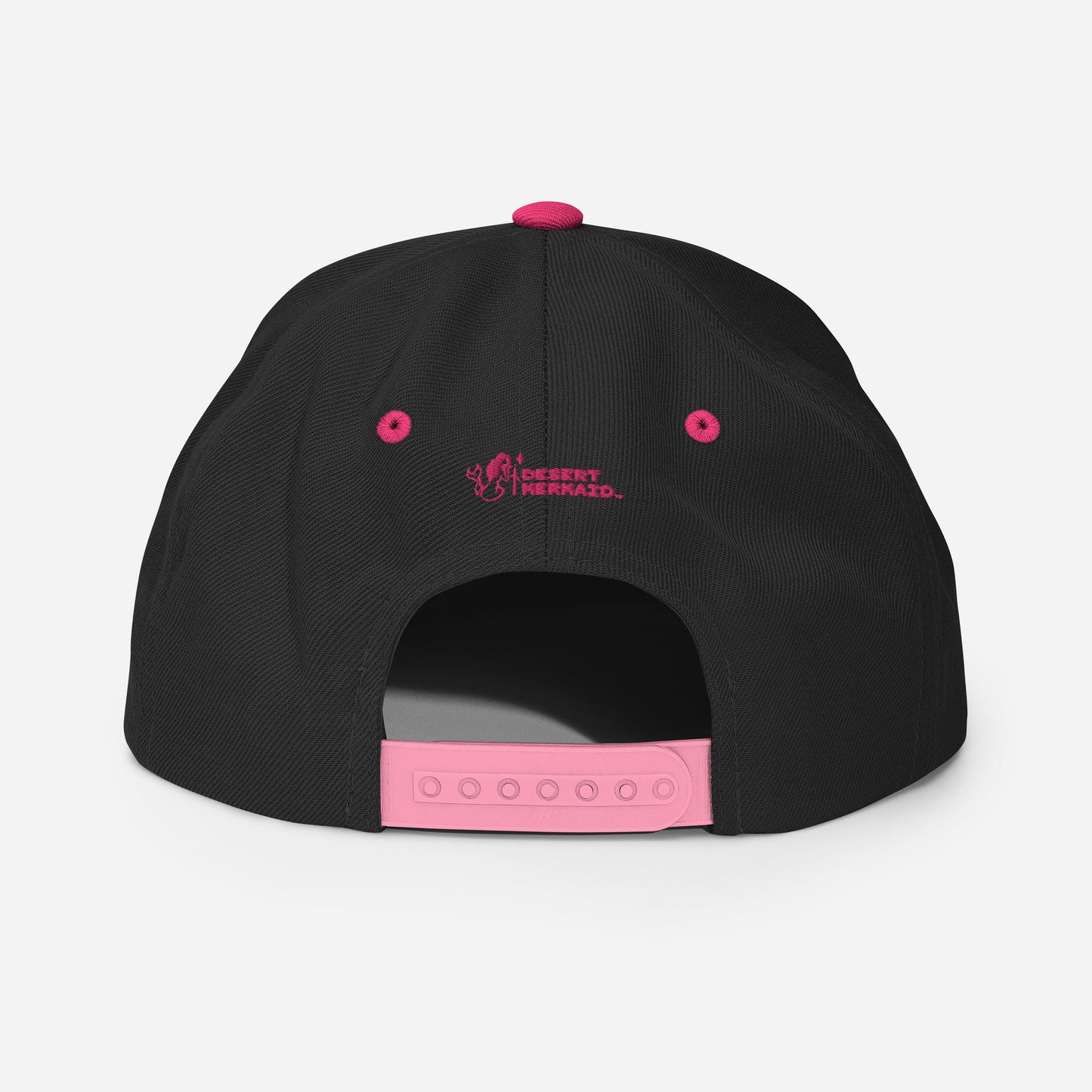 Desert Mer-Mart Food and Liquor Black and Pink Snapback Hat