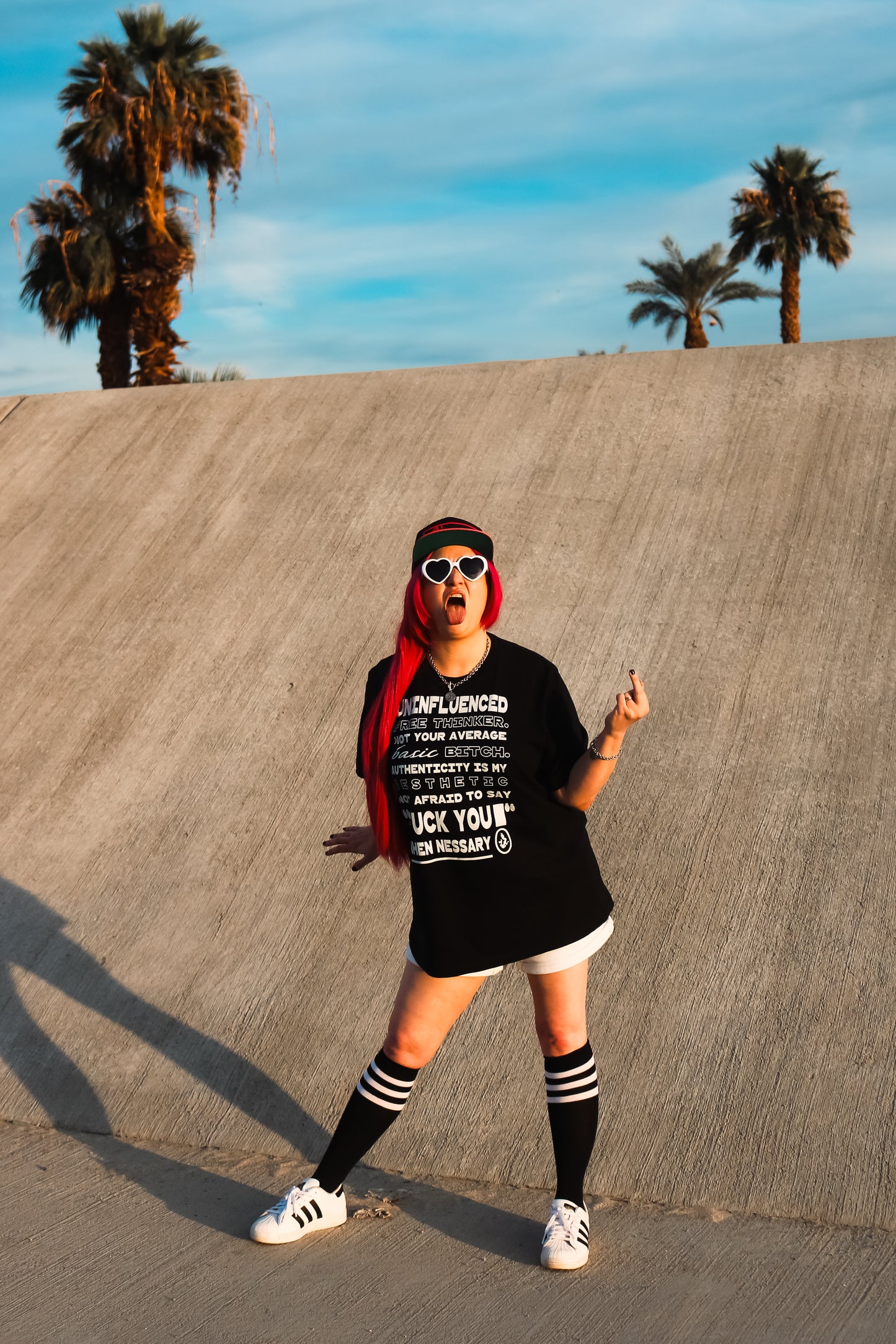 Uninfluenced Graphic black heather unisex t-shirt